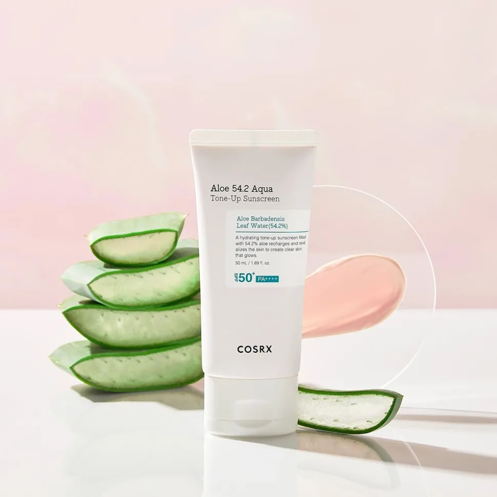 Cosrx Aloe 54.2 Aqua Tone-Up Sunscreen SPF50+ PA++++