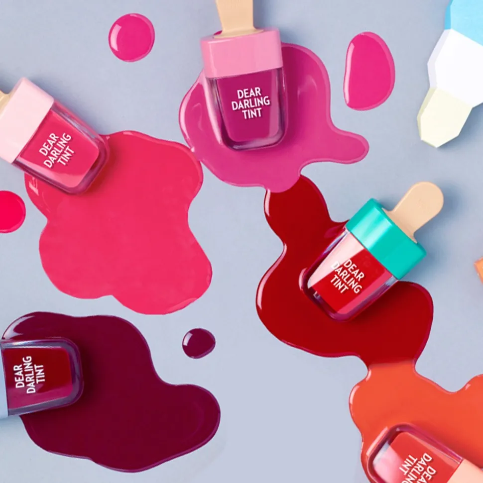 ETUDE Dear Darling Water Gel Tint #20 OR205 Apricot Red (Ice Cream)