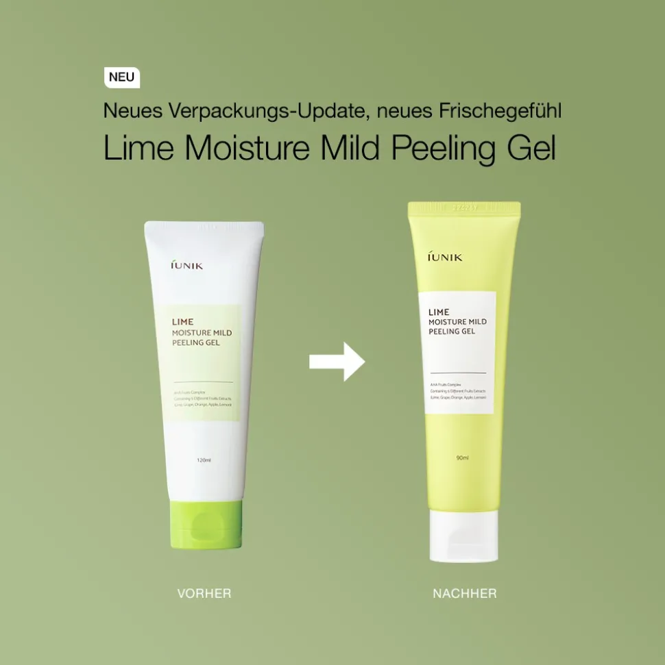 iUnik Lime Moisture Mild Peeling Gel 90ml