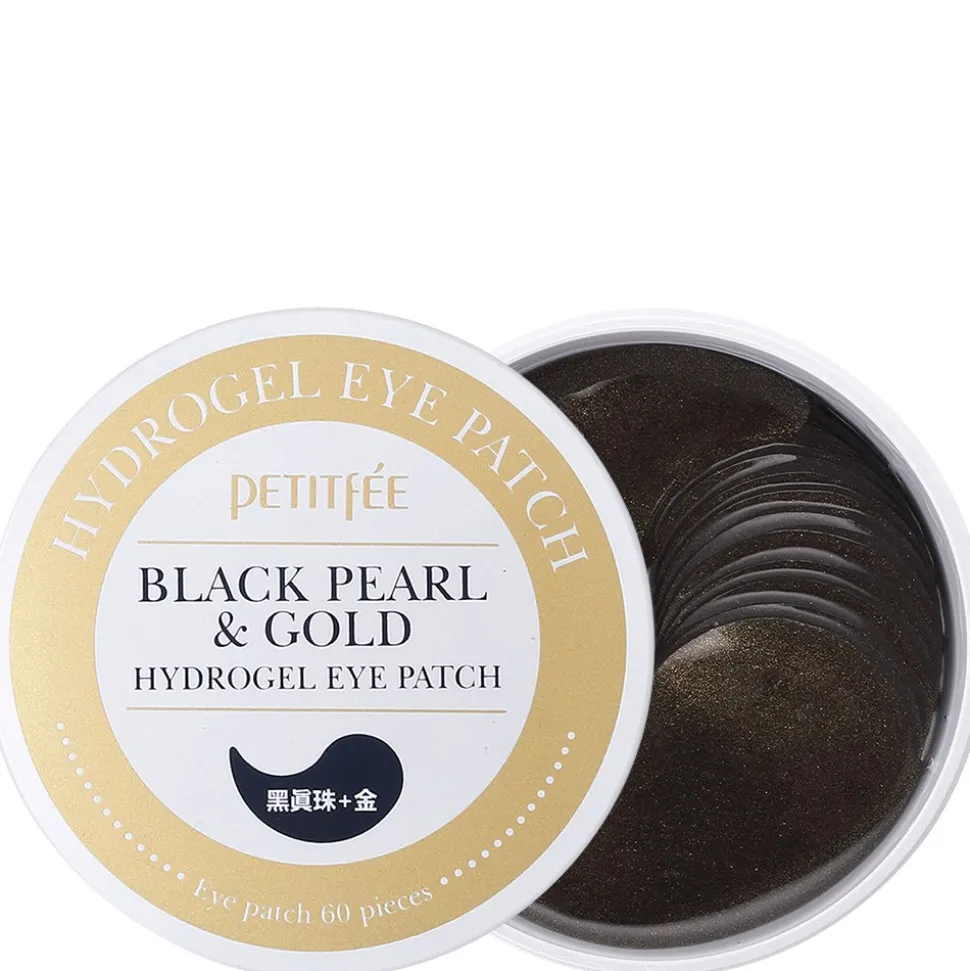 Petitfée Black Pearl & Gold Hydrogel Eye Patch